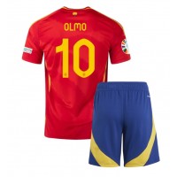 Camisa de time de futebol Espanha Dani Olmo #10 Replicas 1º Equipamento Infantil Europeu 2024 Manga Curta (+ Calças curtas)